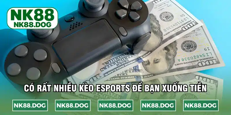Có đa dạng kèo Esports để bạn đoán định
