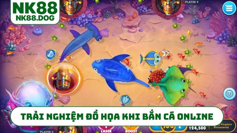 Trải nghiệm đồ họa khi bắn cá online