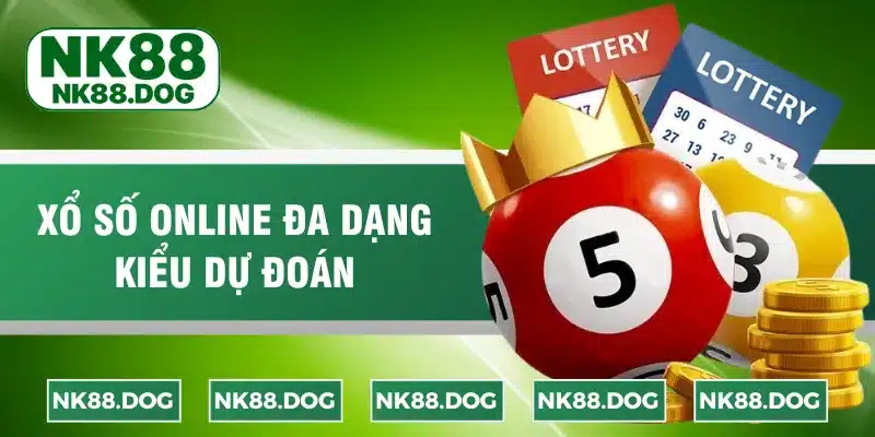 Xổ số online đa dạng kiểu dự đoán